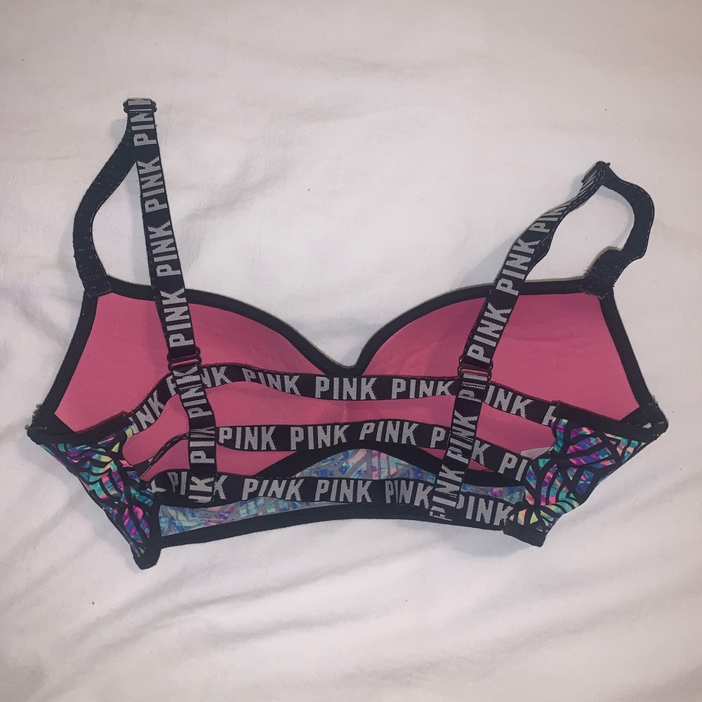 PINK sports bra/ push up - Picture 2 of 2